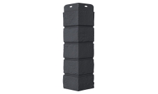 Угол для фасадных панелей Состаренный кирпич, Classic графит