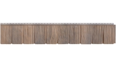 Фасадная панель ЯФАСАД Сибирская дранка, Classic железо