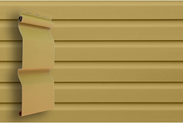 Виниловый сайдинг Grand Line Корабельная доска, Classic Color Plus карамельный