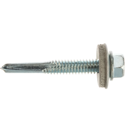 Специальный саморез "DAXMER" по металлу оцинкованный 5,5x38 св. №5 (12 мм)
