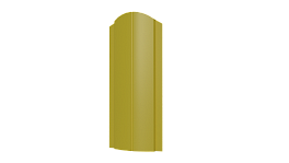 Металлический штакетник Европланка Полиэстер 0,45 мм, RAL 1018