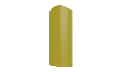 Металлический штакетник Европланка Полиэстер 0,45 мм, RAL 1018