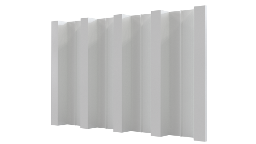 Профнастил Н60 930/860x0,7 мм, Полиэстер RAL 9003