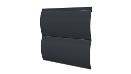 Сайдинг Блок хаус Полиэстер 0,4 мм, RAL 7024