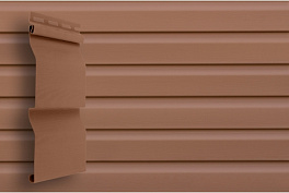 Виниловый сайдинг Grand Line Корабельная доска, Classic Color Plus темно-бежевый