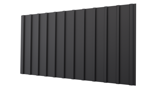 Профнастил С10 1170/1100x0,5 мм, V-MATT RAL 9005