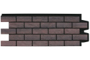 Фасадная панель Grand Line Состаренный кирпич, Design Plus кофе черный шов