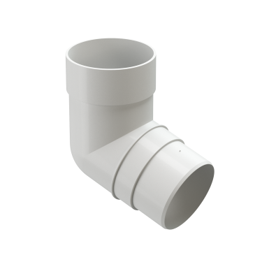 Колено 72°, RAL 9003