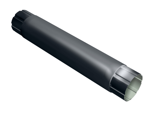 Труба круглая 1 м, RAL 7024