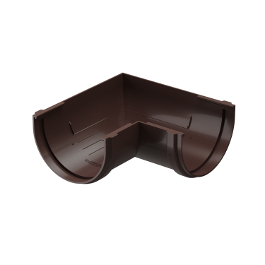 Угловой элемент желоба универсальный 90°, RAL 8019