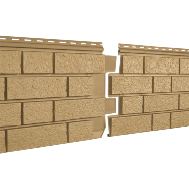 Сайдинг Stone-House S-Lock Клинкер, горчичный