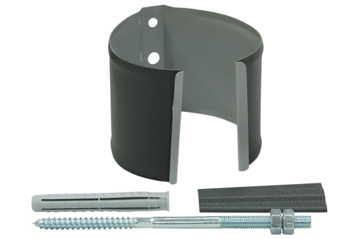 Кронштейн трубы на кирпич, RAL 7024/7024