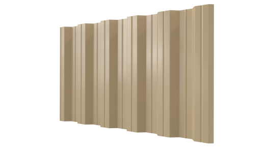 Профнастил НС35 1055/1000x0,7 мм, Полиэстер RAL 1014