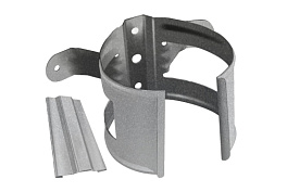 Кронштейн трубы на дерево, цинк