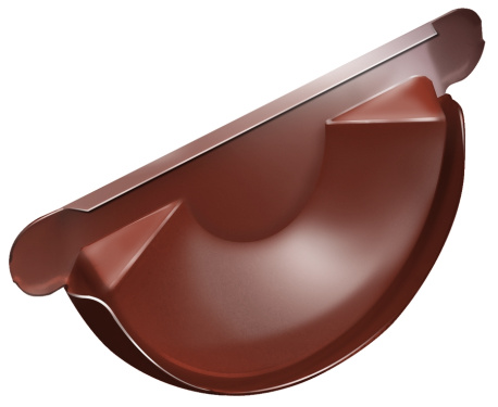 Заглушка желоба, RAL 8004