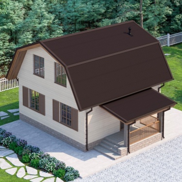 Ондулин Смарт 1950x950x3 мм, Коричневый