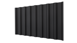 Профнастил НС18 1150/1100x0,45 мм, V-MATT RAL 9005