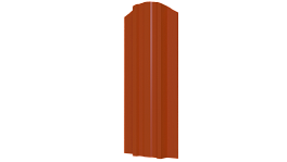 Металлический штакетник Евротрапеция Полиэстер 0,45 мм, RAL 2004