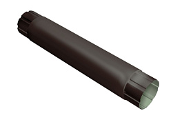 Труба круглая 1 м, RAL 8017/8017