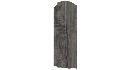 Металлический штакетник Евротрапеция Printech 0,45 мм, Беленый дуб