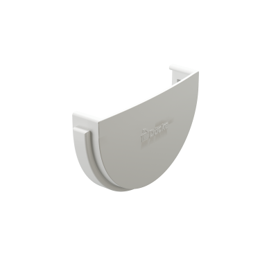 Заглушка желоба, RAL 9003