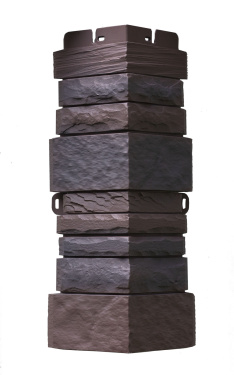 Угол для фасадных панелей Сланец, Design Plus орех