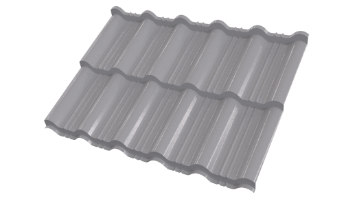 Металлочерепица Энигма 1171/1100x0,5 мм, Полиэстер 7004