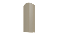 Металлический штакетник Европланка Полиэстер 0,45 мм, RAL 1015