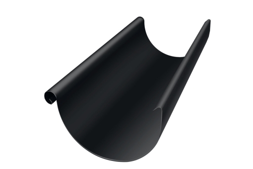 Желоб полукруглый 3 м, RAL 9005/9005