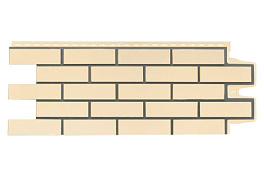 Фасадная панель Grand Line Клинкерный кирпич, Design (шов 7006) бежевый