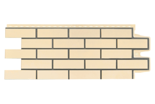 Фасадная панель Grand Line Клинкерный кирпич, Design (шов 7006) бежевый