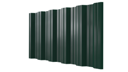 Профнастил НС35 1055/1000x0,7 мм, Полиэстер RAL 6005