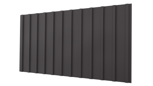 Профнастил С10 1170/1100x0,45 мм, MATT RAL 8019