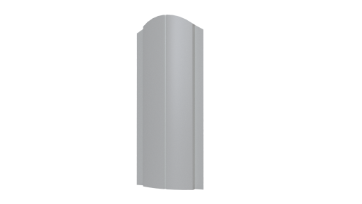 Металлический штакетник Европланка Полиэстер 0,45 мм, RAL 9003