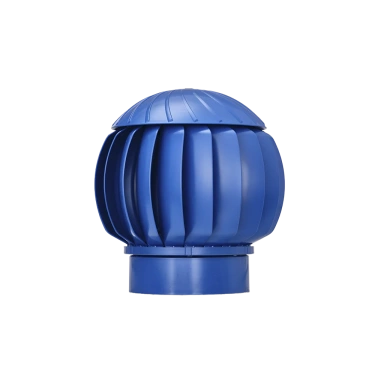 Ротационная вентиляционная турбина Ø160, серия Twister, синий