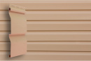 Виниловый сайдинг Grand Line Корабельная доска, Classic Color Plus персиковый