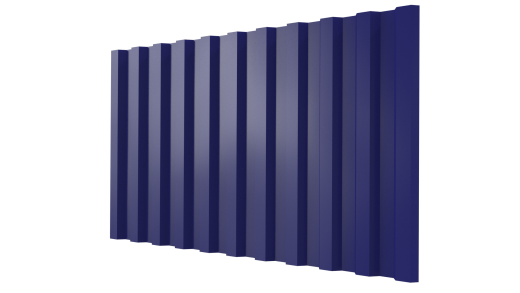 Профнастил НС21 1065/1010x0,3 мм, Полиэстер RAL 5002