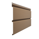 Виниловый сайдинг Döcke Брус, капучино