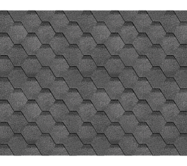 Однослойная черепица Технониколь SHINGLAS, коллекция Соната, Серый