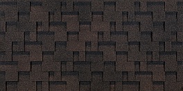 Гибкая черепица Döcke Eurasia Лабиринт, Коричневый