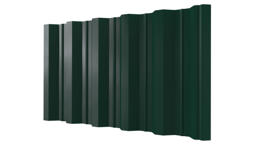 Профнастил НС44 1050/1000x0,7 мм, Полиэстер RAL 6005