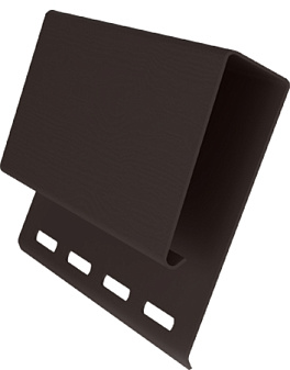 J-профиль широкий Grand Line, Classic Standart коричневый