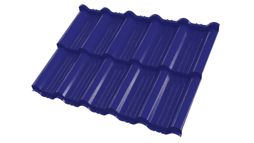 Металлочерепица Энигма 1171/1100x0,45 мм, Полиэстер 5002