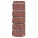 Угол для фасадных панелей Состаренный кирпич, Design Plus корица темно-бежевый шов