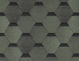 Однослойная черепица Технониколь SHINGLAS, коллекция Комфорт, Авокадо