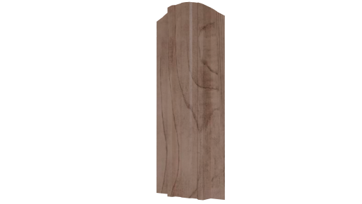 Металлический штакетник Евротрапеция Printech 0,45 мм, Светлое дерево