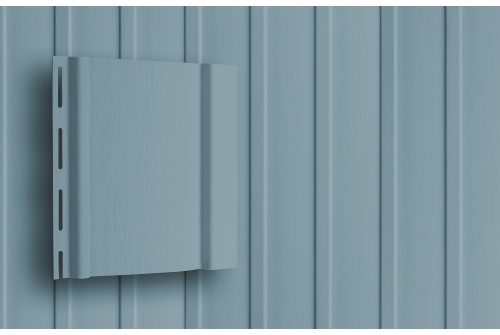 Виниловый сайдинг Grand Line Вертикальный, Classic Color Plus голубой