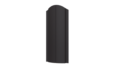 Металлический штакетник Европланка MATT 0,45 мм, RAL 8019