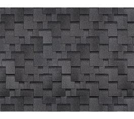 Однослойная черепица Технониколь SHINGLAS, коллекция Аккорд, Серый