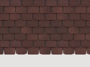 Гибкая черепица Döcke Standard Крона, Коричневый